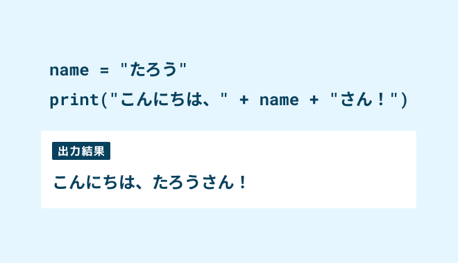 実際のプログラムのコードと実行結果